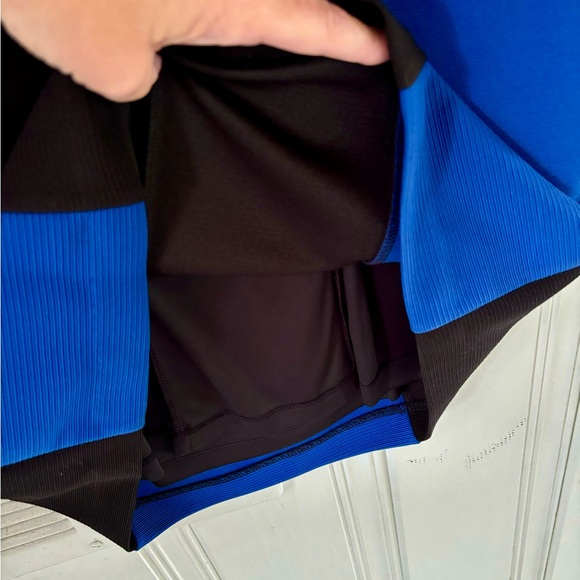 NWT Jones New York dress v-neck knee length short sleeve blue 💙 & black 🖤 - Picture 7 of 15